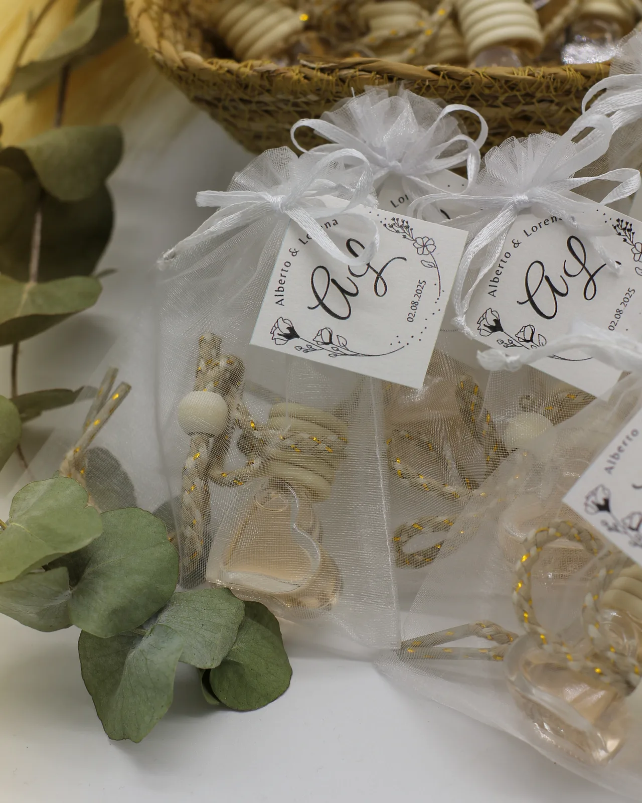 Ambientador con forma de corazón como detalle para invitados