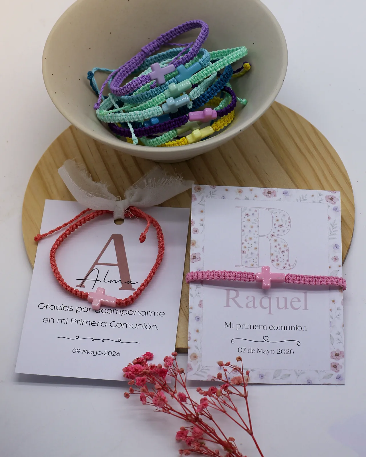 Pulsera personalizada como detalle para invitados
