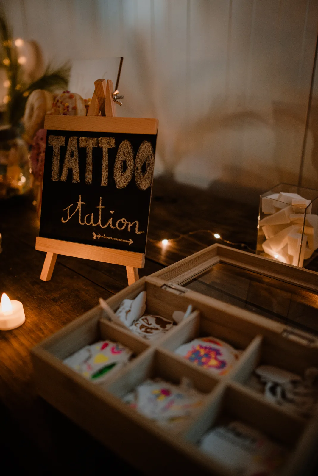 Glitter bar para bodas y eventos