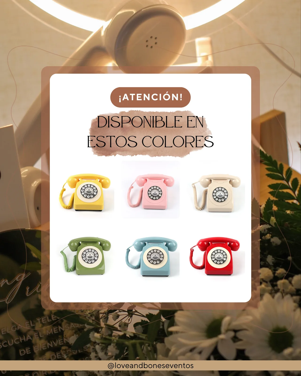 Teléfono audiolibro para mensajes de voz de los invitados